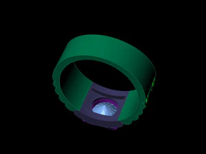 man ring watches links 3D Print Model