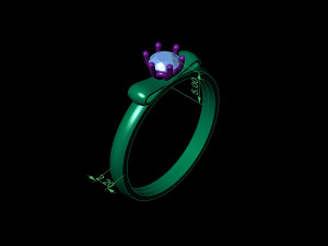 bow ring 3Dプリントモデル