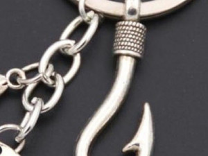 fishing hook pendant Modèles 3D en vedette
