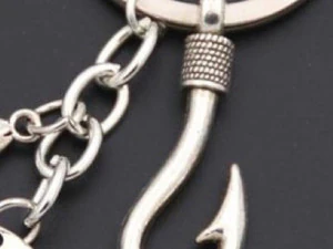 fishing hook pendant 3D Print Model