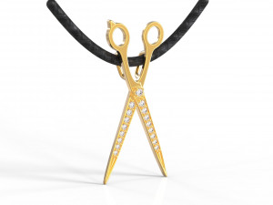scissors pendant Modelo de Impressão 3D