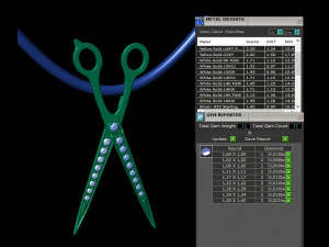 scissors pendant 3D Print Model