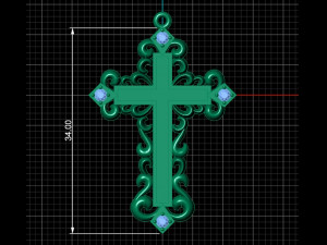pattern cross Modèles 3D en vedette