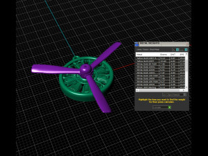 airplane engine and propeller pendant 3D 打印模型