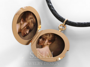 round medalion Modello di stampa 3D