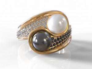 Pearls ring Modelo de Impressão 3D