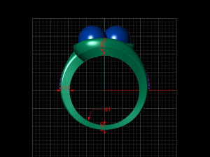 Pearls ring 3D 打印模型