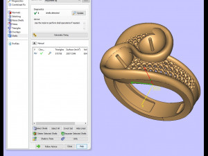 Pearls ring 3D 打印模型