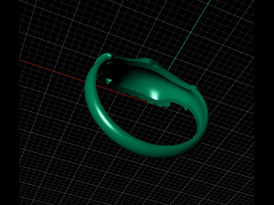 Italian fede wedding ring Modello di stampa 3D
