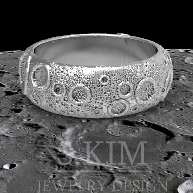 Moon ring 3D print model 3D Print Model .c4d .max .obj .3ds .fbx .stl .blend 