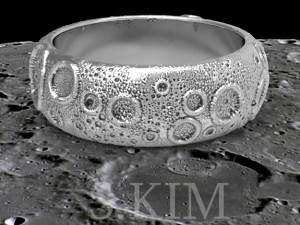 Moon ring 3D print model 3D-printmodel