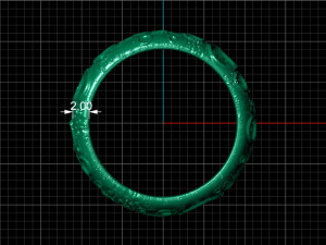 Moon ring 3D print model 3D 打印模型