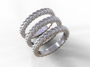 Ring ears of weath 3D print model 3D-printmodel