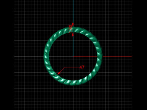 Ring ears of weath 3D print model 3D Print Model