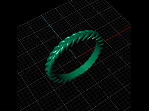 Ring ears of weath 3D print model 3D Print Model
