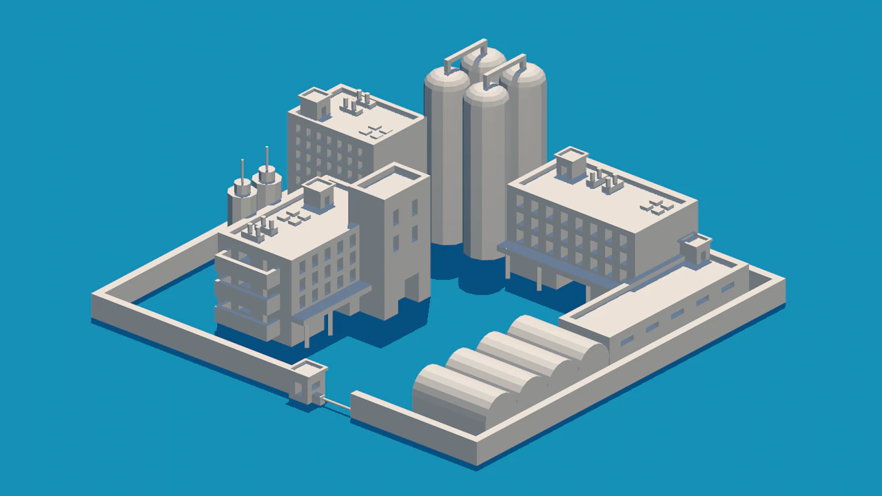 mini city 3D Model .c4d .max .obj .3ds .fbx .stl .blend 