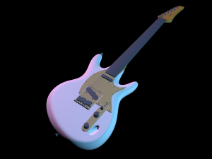 best guitar Modelo 3D