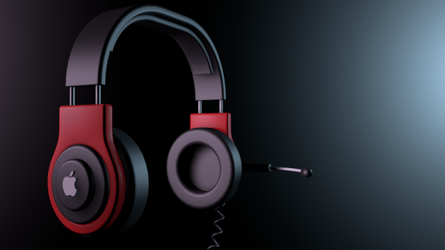 headphones 3D Model .c4d .max .obj .3ds .fbx .stl .blend 