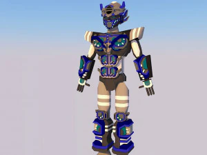 기계 인간 3D 모델