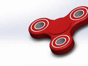 fidget spinner easy to 3d printer Modelo de impresión 3D