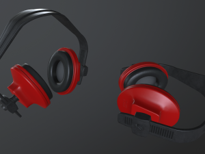 antinoise headphones 3D 모델