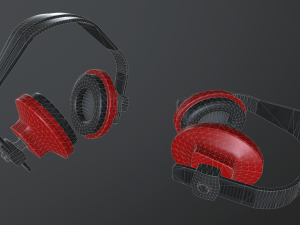 antinoise headphones 3D 모델