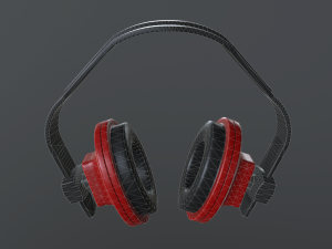 antinoise headphones 3D 모델