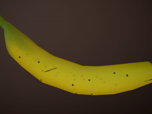 banana 3D 模型