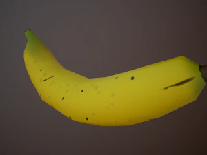 banana Modello 3D