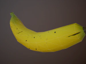 banana Modello 3D