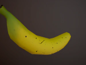 banana Modello 3D