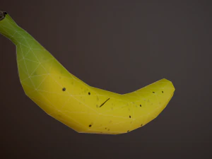 banana Modello 3D
