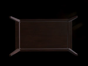 chair and table 3D Model