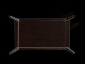 chair and table 3D मॉडल