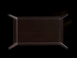 chair and table 3D Model