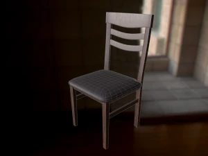 chair and table 3D Model