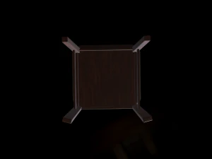 chair and table 3D Model