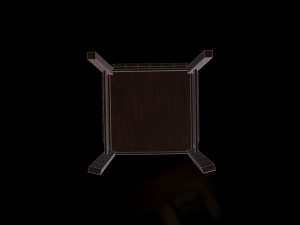 chair and table 3D मॉडल