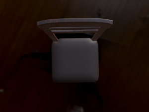 chair and table 3D मॉडल