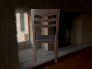 chair and table 3D Model