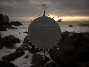 compass rose 3D-Modell