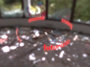 राक्षसी विज्ञान कथा कटाना पीबीआर 3D मॉडल