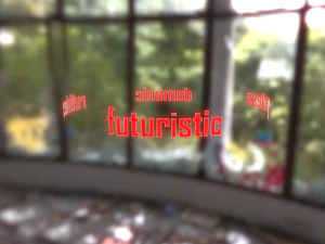 राक्षसी विज्ञान कथा कटाना पीबीआर 3D मॉडल