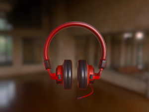 gaming headphones Model 3D