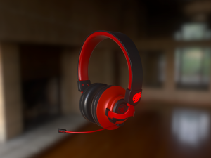 gaming headphones Model 3D