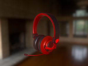 gaming headphones Model 3D