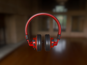 gaming headphones Model 3D