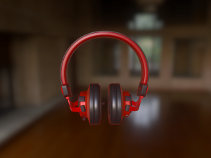 gaming headphones Model 3D