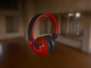 gaming headphones Model 3D