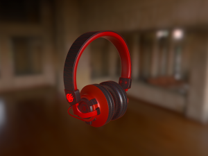 gaming headphones Model 3D